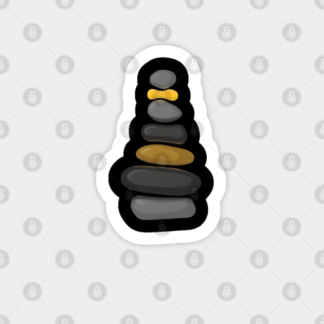 STONE ROCK BALANCING Sticker by ThesePrints